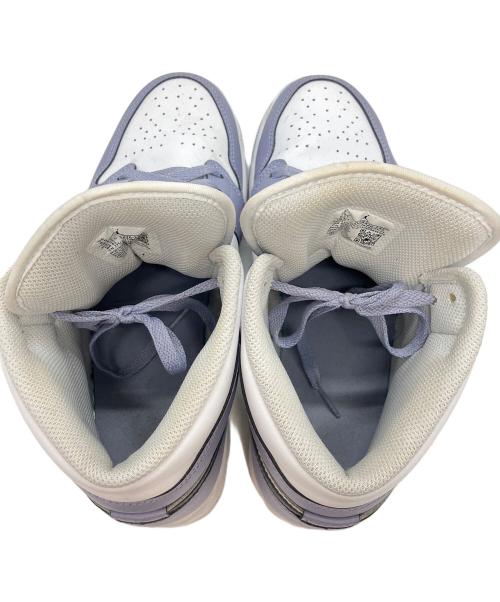 NIKE（ナイキ）NIKE (ナイキ) ハイカットスニーカー ラベンダー×ホワイト サイズ:27.5の古着・服飾アイテム