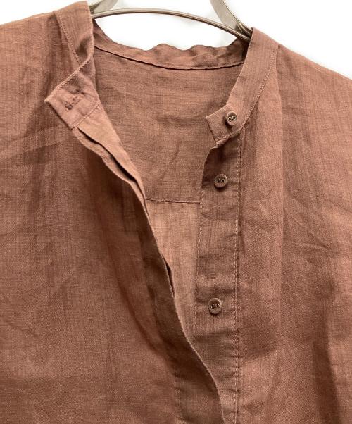 LOISIR（ロワズィール）LOISIR (ロワズィール) ラミーチュニック ブラウン サイズ:freeの古着・服飾アイテム