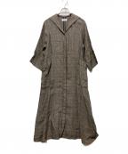 LOISIRロワズィール）の古着「長袖ワンピース」｜グレー