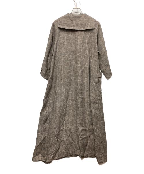 LOISIR（ロワズィール）LOISIR (ロワズィール) 長袖ワンピース グレー サイズ:FREEの古着・服飾アイテム