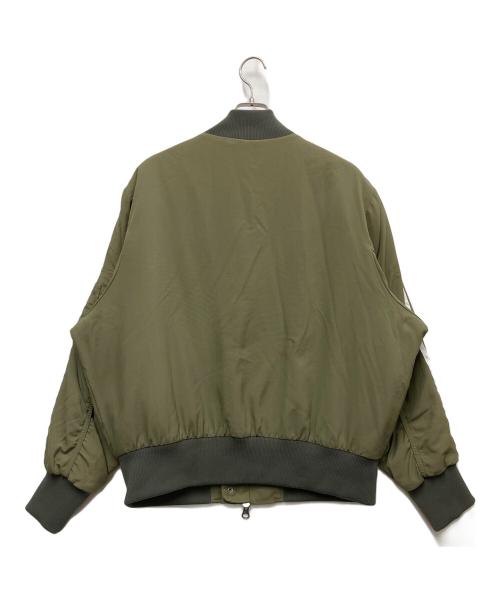 adidas Originals（アディダスオリジナル）adidas Originals (アディダスオリジナル) ニュー パデッドジャケット カーキ×ホワイト サイズ:XLの古着・服飾アイテム