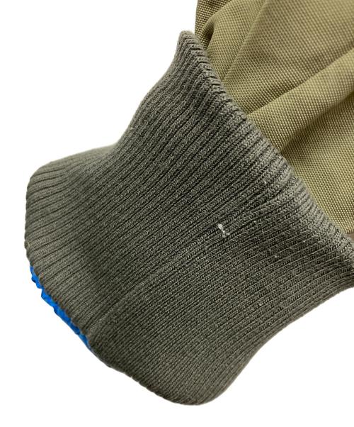 adidas Originals（アディダスオリジナル）adidas Originals (アディダスオリジナル) ニュー パデッドジャケット カーキ×ホワイト サイズ:XLの古着・服飾アイテム