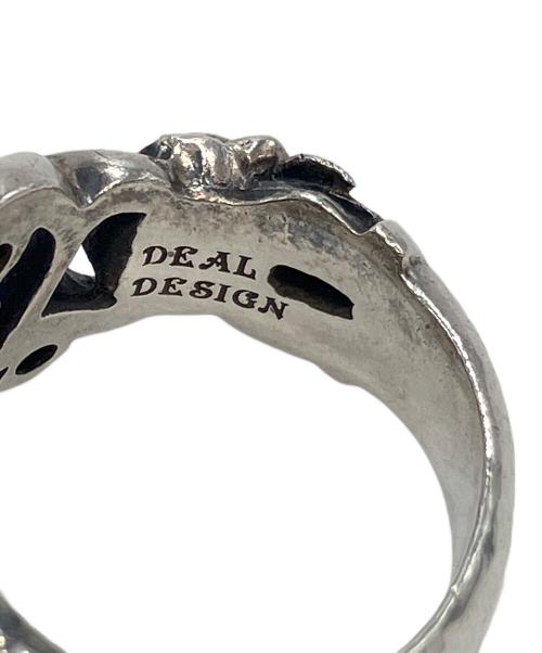 DEAL DESIGN（ディールデザイン）DEAL DESIGN (ディールデザイン) ローズティアラリング ピンク×シルバーカラー サイズ:17号の古着・服飾アイテム