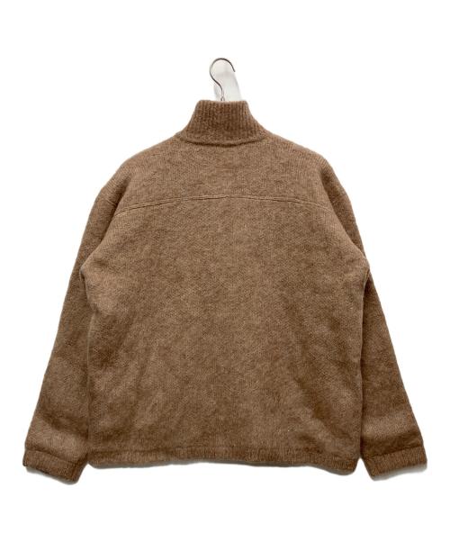 McGREGOR（マックレガー）McGREGOR (マックレガー) FREAK'S STORE (フリークスストア) 別注モヘヤ混ニットドリズラージャケット ブラウン サイズ:Mの古着・服飾アイテム