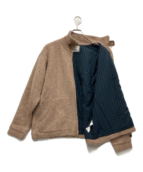 McGREGOR（マックレガー）McGREGOR (マックレガー) FREAK'S STORE (フリークスストア) 別注モヘヤ混ニットドリズラージャケット ブラウン サイズ:Mの古着・服飾アイテム