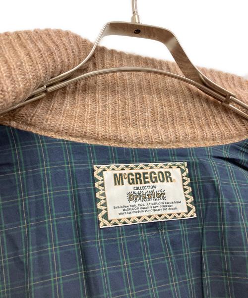 McGREGOR（マックレガー）McGREGOR (マックレガー) FREAK'S STORE (フリークスストア) 別注モヘヤ混ニットドリズラージャケット ブラウン サイズ:Mの古着・服飾アイテム