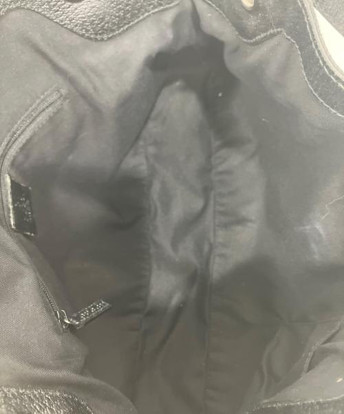 GUCCI（グッチ）GUCCI (グッチ) GGキャンバス	エクリプス　ショルダーバッグ ブラックの古着・服飾アイテム