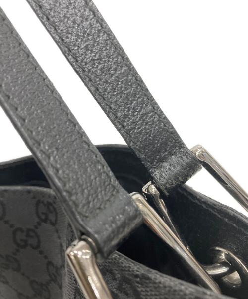 GUCCI（グッチ）GUCCI (グッチ) GGキャンバス	エクリプス　ショルダーバッグ ブラックの古着・服飾アイテム