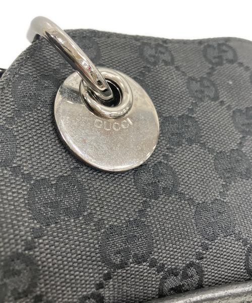 GUCCI（グッチ）GUCCI (グッチ) GGキャンバス	エクリプス　ショルダーバッグ ブラックの古着・服飾アイテム