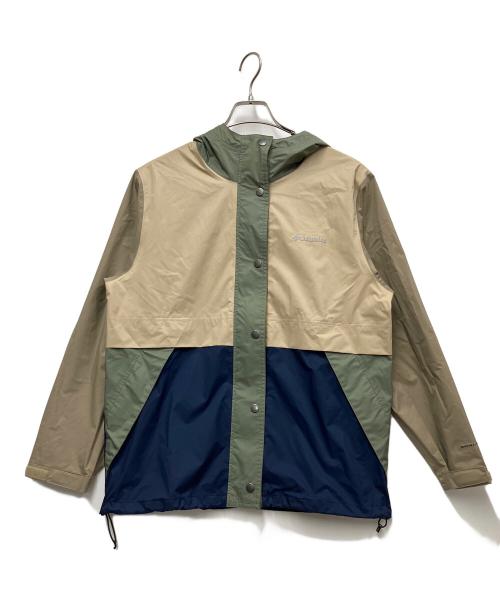 Columbia（コロンビア）Columbia (コロンビア) オレンジフォレストIIジャケット カーキ×ネイビー サイズ:Lの古着・服飾アイテム