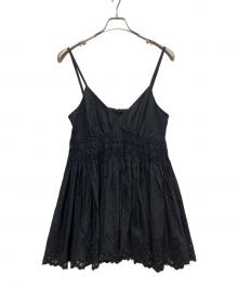 crinkle crinkle crinkle×JOURNAL STANDARD relume（クリンクル クリンクル クリンクル×ジャーナルスタンダード レリューム）の古着「silk cotton hand pleats camisole」｜ネイビー
