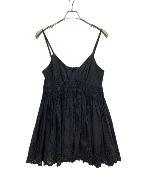 crinkle crinkle crinkle（クリンクル クリンクル クリンクル）crinkle crinkle crinkle JOURNAL STANDARD relume (ジャーナルスタンダード レリューム) silk cotton hand pleats camisole ネイビー サイズ:FREEの古着・服飾アイテム