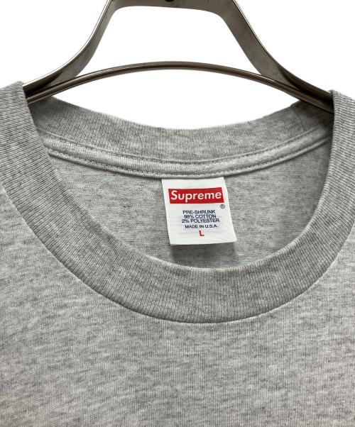 SUPREME（シュプリーム）Supreme (シュプリーム) pinline tee グレー サイズ:Lの古着・服飾アイテム