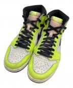 NIKEナイキ）の古着「ハイカットスニーカー」｜ブラック×イエロー