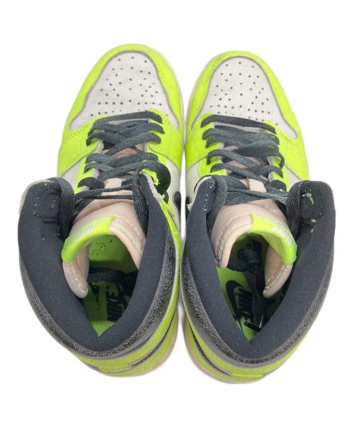 NIKE（ナイキ）NIKE (ナイキ) ハイカットスニーカー ブラック×イエロー サイズ:27の古着・服飾アイテム