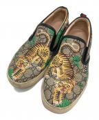 GUCCIグッチ）の古着「GGスプリーム ベンガルタイガー スリッポン」｜マルチカラー