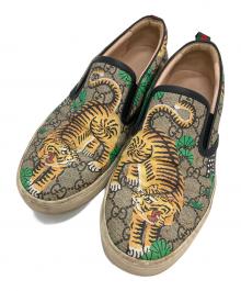 GUCCI（グッチ）の古着「GGスプリーム ベンガルタイガー スリッポン」｜マルチカラー
