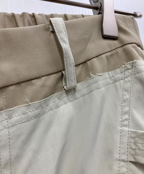 Knuth Marf（クヌースマーフ）Knuth Marf (クヌースマーフ) docking nylon pants(unisex) アイボリー×ベージュ サイズ:Sの古着・服飾アイテム