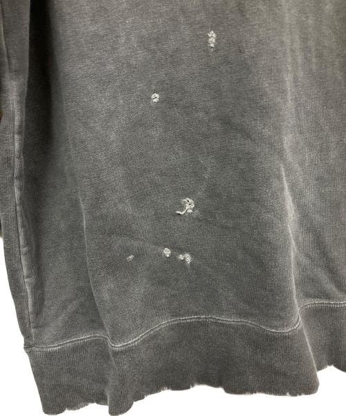JOURNAL STANDARD（ジャーナルスタンダード）JOURNAL STANDARD (ジャーナルスタンダード) パシフィックウラケダメージ クルーネック グレー サイズ:Lの古着・服飾アイテム