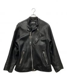 Schott（ショット）の古着「ダブルライダースジャケット」｜ブラック