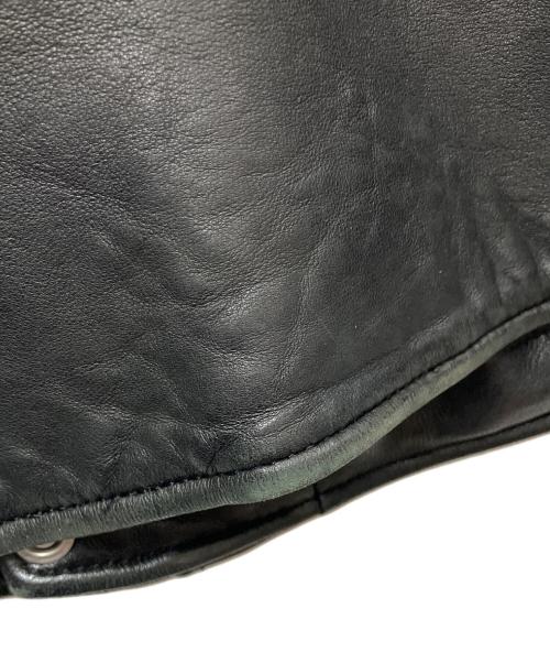 Schott（ショット）Schott (ショット) ダブルライダースジャケット ブラック サイズ:Lの古着・服飾アイテム