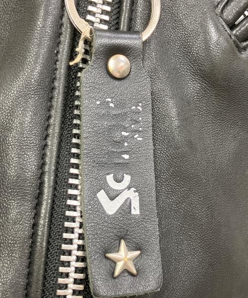 Schott（ショット）Schott (ショット) ダブルライダースジャケット ブラック サイズ:Lの古着・服飾アイテム