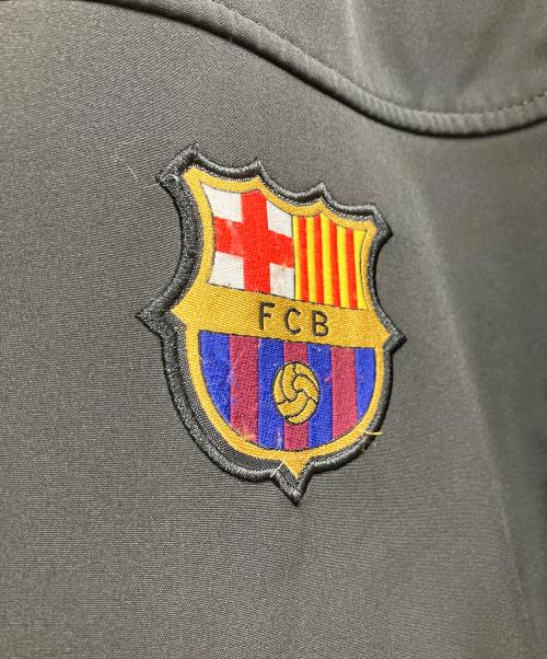 FCB（フットボール・クラブ・バルセロナ）FCB (フットボール・クラブ・バルセロナ) FCバルセロナロゴワッペンジャケット ブラック サイズ:Sの古着・服飾アイテム