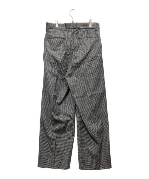 STEVEN ALAN（スティーブンアラン）STEVEN ALAN (スティーブンアラン) ウール フラノ インツープリーツ ドレス トラウザーズ グレー サイズ:Mの古着・服飾アイテム