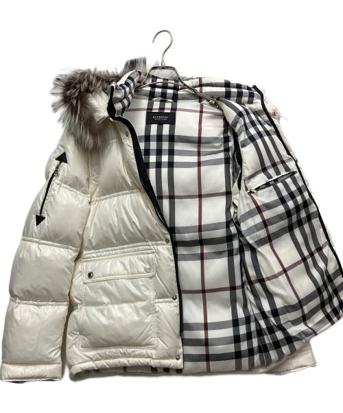 BURBERRY BLACK LABEL（バーバリーブラックレーベル）BURBERRY BLACK LABEL (バーバリーブラックレーベル) ダウンジャケット ホワイト サイズ:Mの古着・服飾アイテム