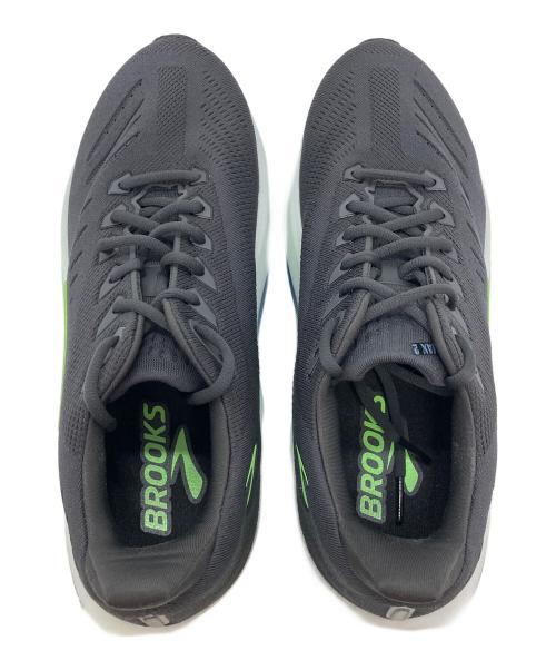BROOKS（ブルックス）BROOKS (ブルックス) Glycerin MAX 2厚底ランニングシューズ ブラック×グリーン サイズ:28の古着・服飾アイテム