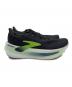 BROOKS (ブルックス) Glycerin MAX 2厚底ランニングシューズ ブラック×グリーン サイズ:28：15000円