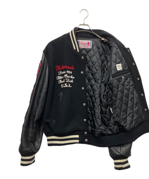TEDMAN'S（テッドマンズ）TEDMAN'S (テッドマンズ) 300着限定 袖革スタジャン ブラック サイズ:44の古着・服飾アイテム