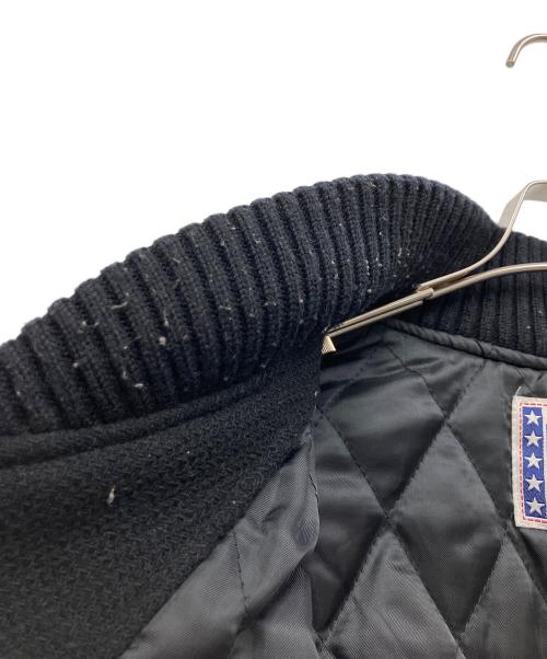 TEDMAN'S（テッドマンズ）TEDMAN'S (テッドマンズ) 300着限定 袖革スタジャン ブラック サイズ:44の古着・服飾アイテム