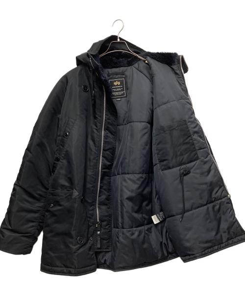 ALPHA（アルファ）ALPHA (アルファ) N-3B フライトジャケット ブラック サイズ:Lの古着・服飾アイテム