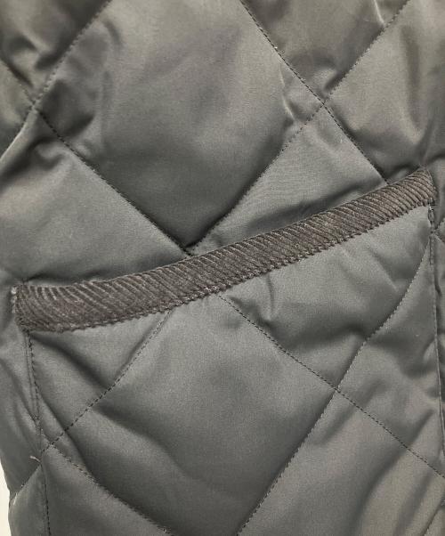 TAION（タイオン）TAION (タイオン) キルティングダウンジャケット ブラック×ワインレッド サイズ:不明の古着・服飾アイテム