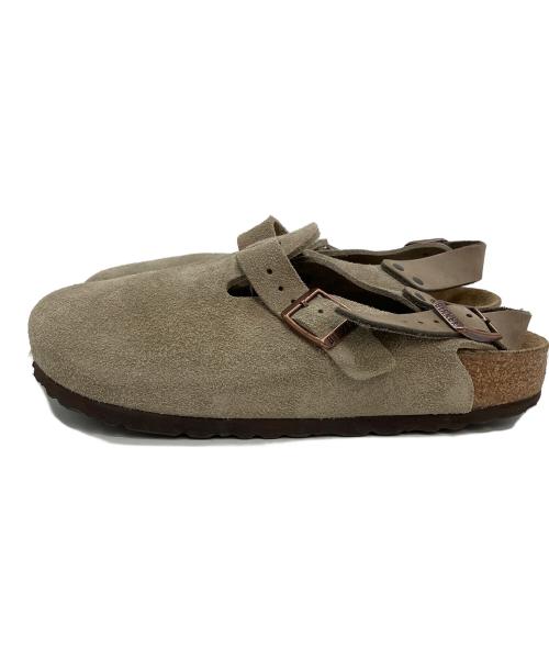 BIRKENSTOCK（ビルケンシュトック）BIRKENSTOCK (ビルケンシュトック) TOKIO SUEDE アイボリー サイズ:24.5の古着・服飾アイテム