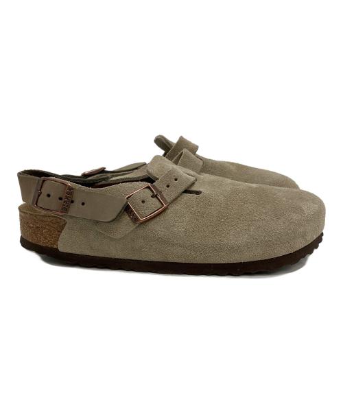 BIRKENSTOCK（ビルケンシュトック）BIRKENSTOCK (ビルケンシュトック) TOKIO SUEDE アイボリー サイズ:24.5の古着・服飾アイテム