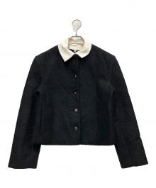 BIRTHDAY BASH（バースデーバッシュ）の古着「2WAY COLLAR BOUCLE JACKET」｜ブラック