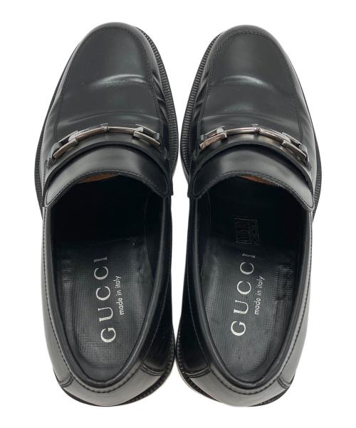 GUCCI（グッチ）GUCCI (グッチ) ローファー ブラック サイズ:41　1/2Eの古着・服飾アイテム