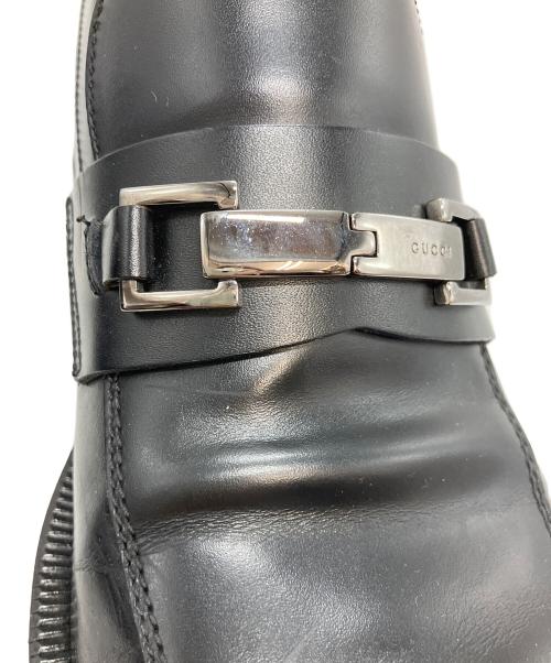 GUCCI（グッチ）GUCCI (グッチ) ローファー ブラック サイズ:41　1/2Eの古着・服飾アイテム