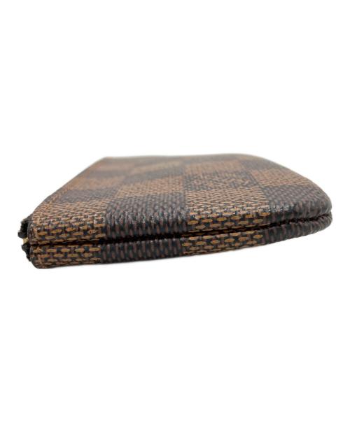 LOUIS VUITTON（ルイ ヴィトン）LOUIS VUITTON (ルイ ヴィトン) ダミエ ポシェット・クレ キーケース ブラウンの古着・服飾アイテム