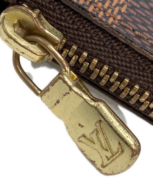 LOUIS VUITTON（ルイ ヴィトン）LOUIS VUITTON (ルイ ヴィトン) ダミエ ポシェット・クレ キーケース ブラウンの古着・服飾アイテム