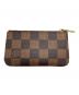 LOUIS VUITTON (ルイ ヴィトン) ダミエ ポシェット・クレ キーケース ブラウン：18000円