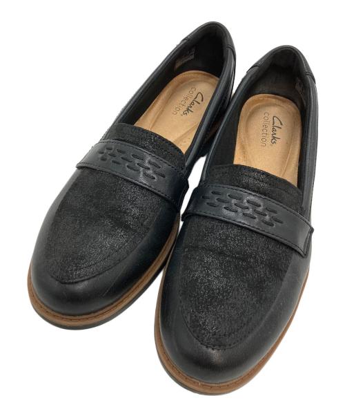 CLARKS（クラークス）CLARKS (クラークス) ローファー ブラック サイズ:24の古着・服飾アイテム