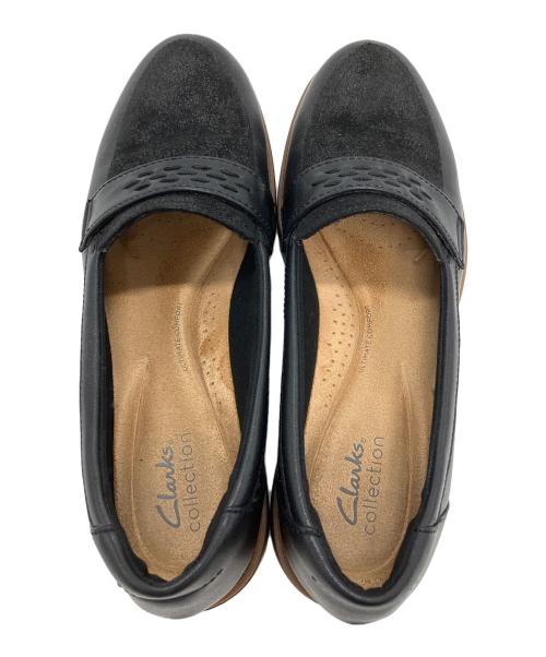CLARKS（クラークス）CLARKS (クラークス) ローファー ブラック サイズ:24の古着・服飾アイテム