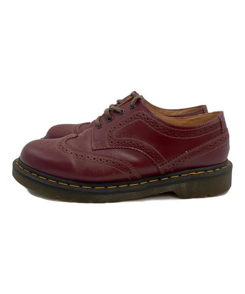 Dr.Martens COMME des GARCONS（ドクターマーチン コム・デ・ギャルソン）Dr.Martens COMME des GARCONS (ドクターマーチン コム・デ・ギャルソン) ウィングチップシューズ ボルドー サイズ:29の古着・服飾アイテム
