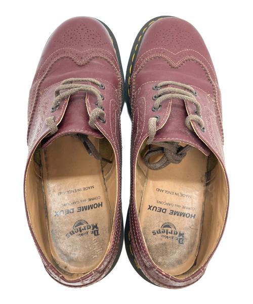 Dr.Martens COMME des GARCONS（ドクターマーチン コム・デ・ギャルソン）Dr.Martens COMME des GARCONS (ドクターマーチン コム・デ・ギャルソン) ウィングチップシューズ ボルドー サイズ:29の古着・服飾アイテム