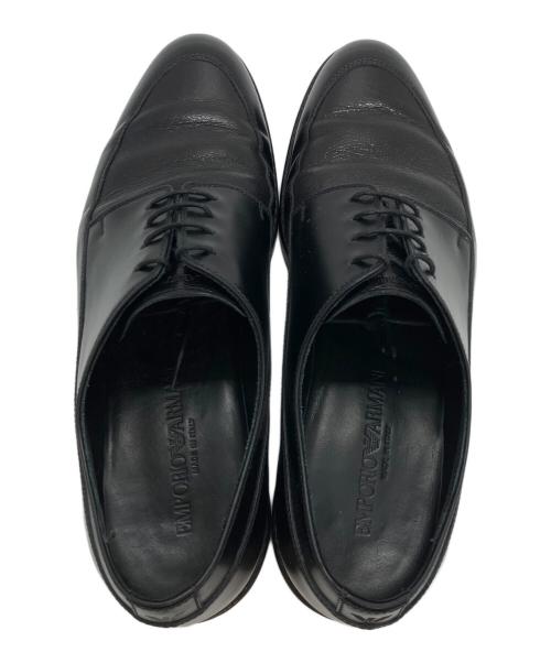 EMPORIO ARMANI（エンポリオ アルマーニ）EMPORIO ARMANI (エンポリオ アルマーニ) ビジネスシューズ ブラック サイズ:10の古着・服飾アイテム
