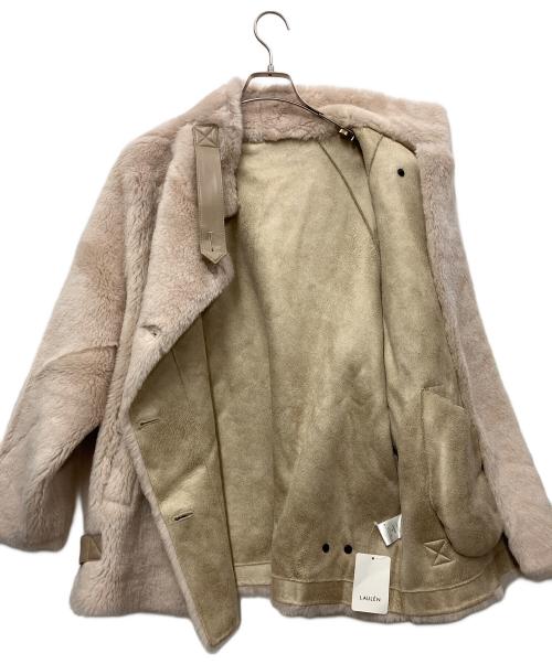 LAULEN（ローレン）LAULEN (ローレン) B3 boa jacket ベージュ サイズ:Mの古着・服飾アイテム