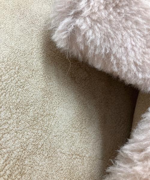 LAULEN（ローレン）LAULEN (ローレン) B3 boa jacket ベージュ サイズ:Mの古着・服飾アイテム